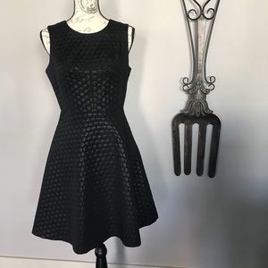 Black A-line dress